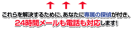 24時間メールも電話も対応